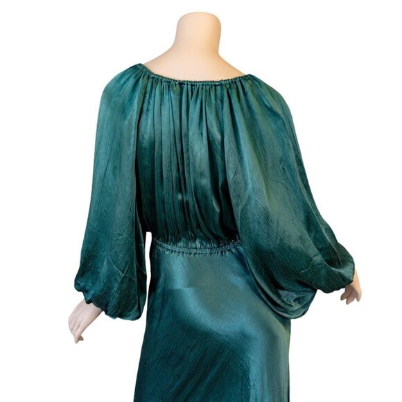 AUGUSTE THE LABEL Emerald Green Zelda Midi Dress  * Medium - Picture 10 of 16